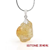 石頭記 天然黃水晶項鍊─財源廣進(C)