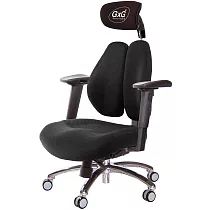 GXG 雙軸枕 DUO KING 記憶棉工學椅(鋁腳/2D手遊休閒扶手) TW─3608 LUA2JM