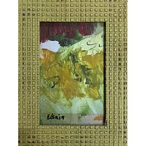【玲廊滿藝】黃慧鶯─拼貼：遊走在清明與渾沌之間(5)20x15cm