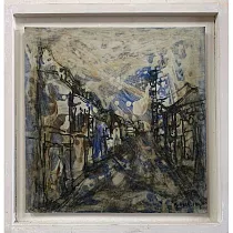 【玲廊滿藝】鍾奕華─鄉間隨筆之二32x32cm