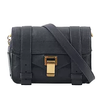 PROENZA SCHOULER Mini Pouch 金釦迷你斜背包_展示品 (午夜藍)