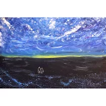【玲廊滿藝】拾遺畫話Mina─無盡的祝福50x72.5cm