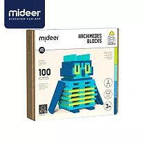 《MiDeer》── 阿基米德積木(冷色100片) ☆