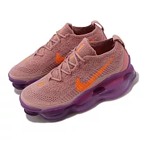 Nike 休閒鞋 Wmns Air Max Scorpion FK 女鞋 紅 紫 氣墊 針織鞋面 襪套式 DJ4702─601