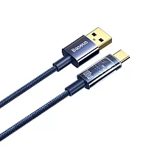 Baseus 倍思 探索者系列智能斷電Type─C快充傳輸線(100W)─2米 藍色