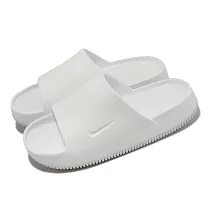 Nike 拖鞋 Wmns Calm Slide 女鞋 男鞋 白 全白 微厚底 麵包拖 防水 DX4816─100