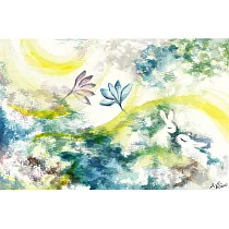 【玲廊滿藝】Ashley TU─心靈創作─遇見自己13.5x19cm