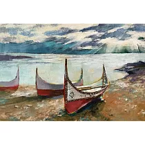 【玲廊滿藝】William Hsiao一舉─蘭嶼24x35cm