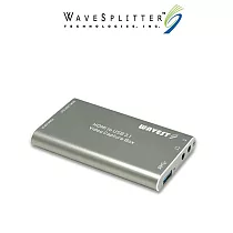 WAVESPLITTER 威世波 HDMI to USB 3.1 影音擷取器 (WST─UOT001)