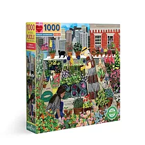 eeBoo 1000片拼圖 ─ 都市花園 ( Urban Gardening 1000 Piece Puzzle )