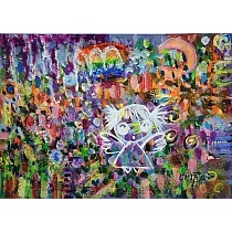 【玲廊滿藝】李佳孺CHIAJU─歡樂彩虹──幸福的守護者系列42x29cm