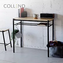 【日本COLLEND】IRON 鋼製窄型筆記型電腦桌─DIY