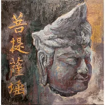 【玲廊滿藝】胡令豪─菩提薩埵30x30cm