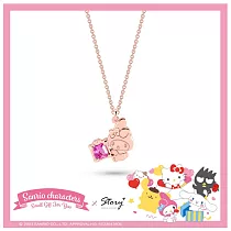 STORY 故事銀飾─Small Gift for U系列─My Melody 美樂蒂禮物純銀項鍊 加5cm