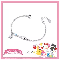 STORY 故事銀飾─Small Gift for U系列─Cinnamoroll 大耳狗喜拿禮物純銀手鍊 加長3cm