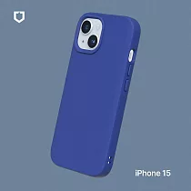 犀牛盾 iPhone 15 (6.1吋) SolidSuit 防摔背蓋手機保護殼─ 經典藍