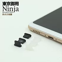 【東京御用Ninja】Apple iPhone 15/15 Pro(2023年版)專用USB Type─C傳輸底塞(3入裝) (透明)
