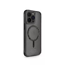 Skinarma iPhone 15 Pro Saido低調風格磁吸防摔手機殼 附扣具 黑色