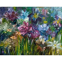 【玲廊滿藝】Su─花現美好~盛開31.5x41cm