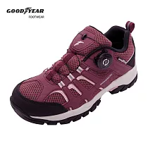 【Goodyear 固特異】玩轉戶外 女款轉扣郊山健行鞋─酒紅 / GAWO32422 JP24 酒紅