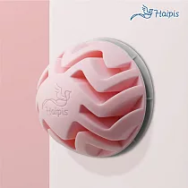 【Haipis】吸附式按摩球 強吸力解放雙手 圓形─淺粉