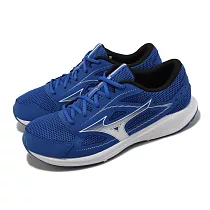 Mizuno 慢跑鞋 Maximizer 26 寬楦 男鞋 藍 白 運動鞋 緩震 入門款 美津濃 K1GA2400─04