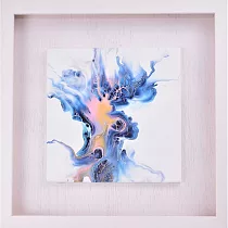 【玲廊滿藝】White Chw─迷霧小鹿20x20cm