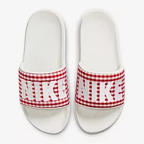 NIKE W OFFCOURT SLIDE PRNT 女休閒拖鞋─白─FN6603600 US6 白色