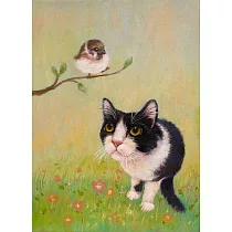 【玲廊滿藝】Chun Yu─我想和你說說話33x24cm