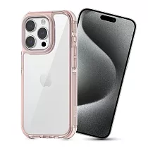 MoreSee for iPhone 15 Pro 6.1 經典防摔軍規殼 粉色