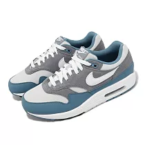 Nike 休閒鞋 Air Max 1 SC Noise Aqua 男女鞋 灰 藍 氣墊 復古 FB9660─001