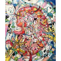 【玲廊滿藝】陳宥佳─念生45x38cm