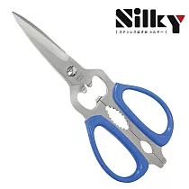 【日本SILKY】主廚多用途PRO廚房剪刀 藍