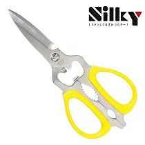 【日本SILKY】主廚多用途PRO廚房剪刀 黃
