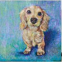 【玲廊滿藝】黑輪─Love30x30cm