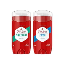 (2罐任選超值組)美國OLD SPICE歐仕派─長效抑味留香約48小時旋轉式體香膏85g/罐(旅行外出固體狀體香劑，戶外運動汗味腋下消臭) 運動綠標*1罐+清新藍標*1罐