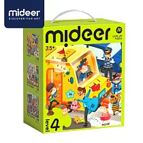 《MiDeer》── 進階式拼圖─寶貝的一天(LEVEL4) ☆