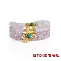 石頭記─108顆平安珠手鍊─高貴優雅(紫玉)