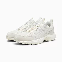 PUMA Milenio Tech Suede 男女休閒鞋─米白─39348903 UK8.5 白色