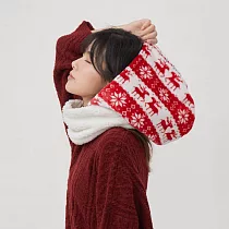 好我_Yuki雪精靈連帽脖圍 聖誕紅