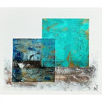 【玲廊滿藝】零貳壹貳 阿啃─NO.19─45.5x53cm