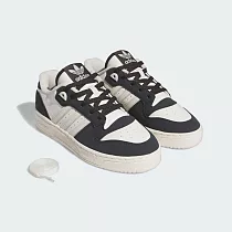 ADIDAS RIVALRY LOW W 女休閒鞋─黑白─ID7560 UK4.5 黑色