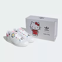 ADIDAS STAN SMITH J 中大童休閒鞋─白─ID7230 22 白色