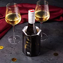 《Vacu Vin》迷你軟性保冷冰桶 | 冰酒桶 冰鎮桶 保冰桶 ─ 黑300ml
