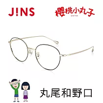 JINS 櫻桃小丸子眼鏡─丸尾和野口(UMF─24S─002) 黑x金