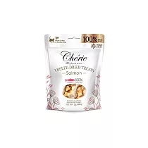 Cherie 法麗 ─ 100%原肉凍乾系列|鮭魚口味 25g |八包一盒(犬貓通吃)