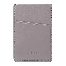 Alto iPhone 磁吸皮革卡套 ─ 礫石灰