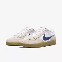 Nike 滑板鞋 SB Force 58 男鞋 米白 藍 麂皮 休閒鞋 運動鞋 CZ2959─100