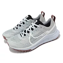 Nike 越野跑鞋 Wmns React Pegasus Trail 4 女鞋 灰 紫 緩震 抓地 郊山 健行 DJ6159─005