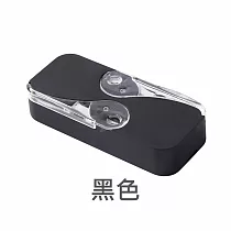【E.dot】便攜自動彈出牙線收納盒 ─2入組 黑色